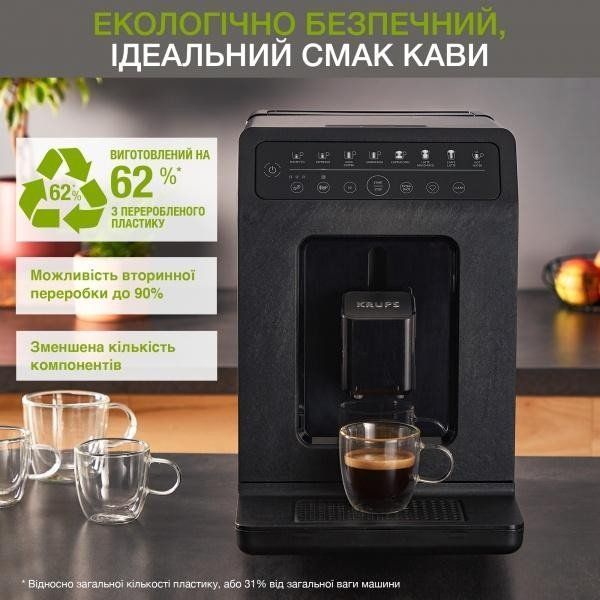 Кофемашина автоматическая Krups EVIDENCE ECO-DESIGN EA897B10 016468 фото