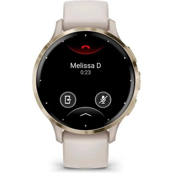 Смарт-годинник Garmin Venu 3S Soft Gold S. Steel Bezel with Ivory Case and S. Band (010-02785-04/54) 035118 фото
