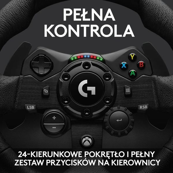 Комплект (кермо, педалі) Logitech G923 Xbox One/PC (941-000158) 312660 фото