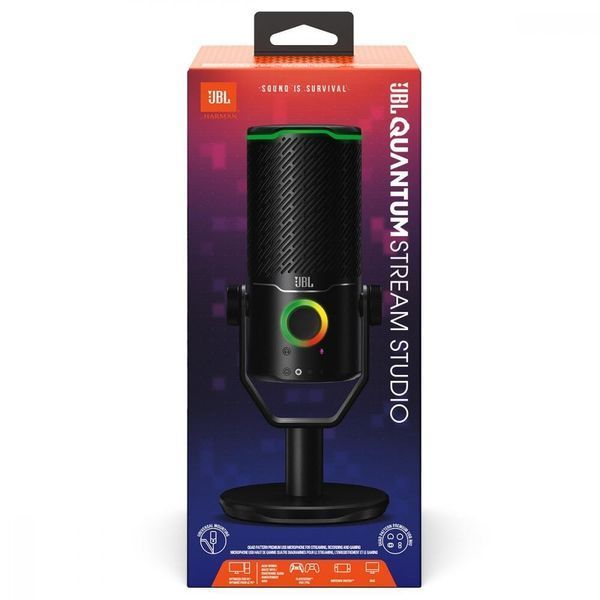 Микрофон для ПК/ для стриминга, подкастов JBL Quantum Stream Studio (JBLSTRMSTUDIOBLK) 024307 фото