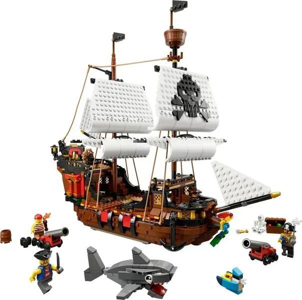 Блоковий конструктор LEGO Creator Піратський корабель (31109) 613385 фото