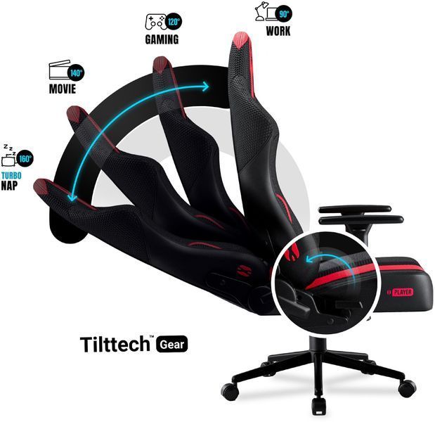 Игровое кресло DIABLO CHAIRS X-Player 2.0 (S) Карминово-антрацитовый 2070496 фото