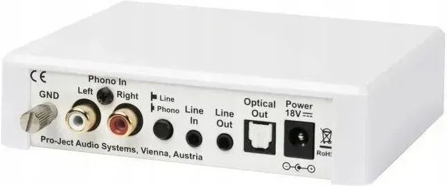 Фонокорректор Pro-Ject Optical Box E Phono White 611503 фото