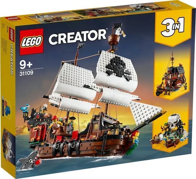 Блоковий конструктор LEGO Creator Піратський корабель (31109) 613385 фото