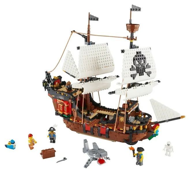Блоковий конструктор LEGO Creator Піратський корабель (31109) 613385 фото