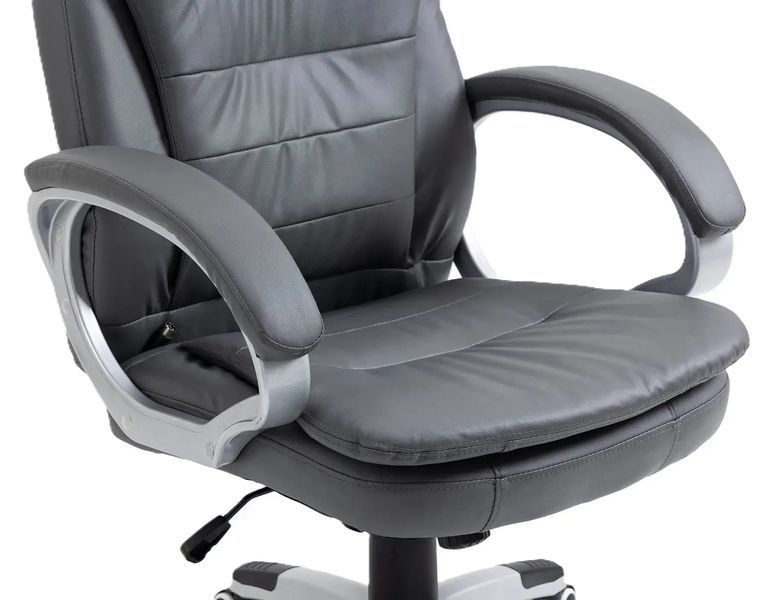 Комп'ютерне крісло ActiveJet YK7304 Eco-Skin Grey 572750 фото