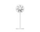 Вентилятор підлоговий Xiaomi Mi Smart Standing Fan 2 Lite (1C) White 348285 фото 4