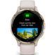 Смарт-годинник Garmin Venu 3S Soft Gold S. Steel Bezel with Ivory Case and S. Band (010-02785-04/54) 035118 фото 3
