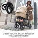 Дитячий візок багатофункціональний KINDERKRAFT Newly 4w1 Mink Pro Чорний 2034759 фото 6