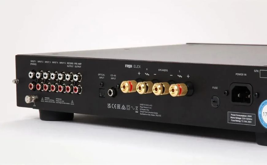 Інтегрований підсилювач Rega Elex Mk4 Black 605911 фото