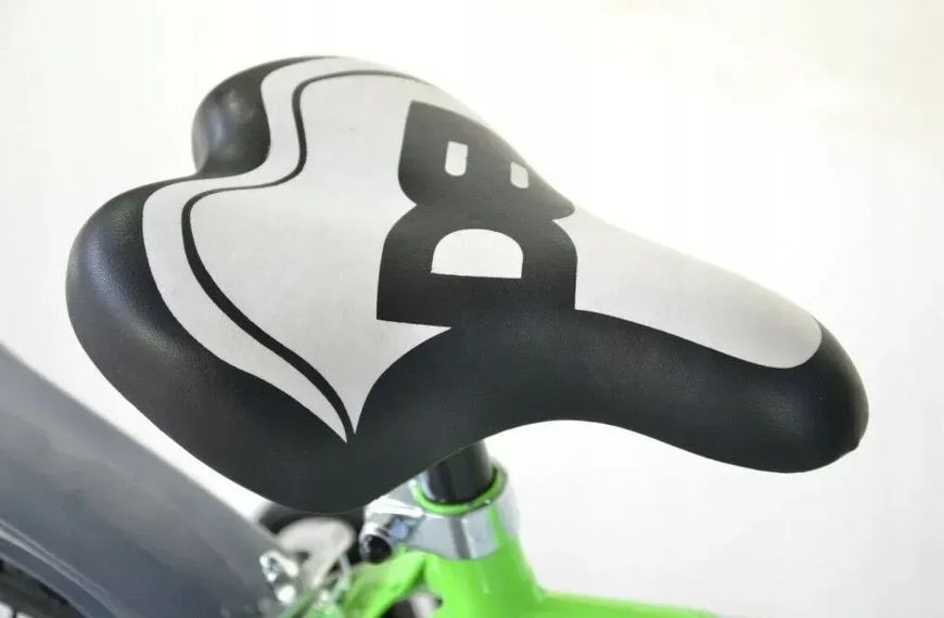 Дитячий двоколісний велосипед Kubisport Dino 14 Green 591306 фото