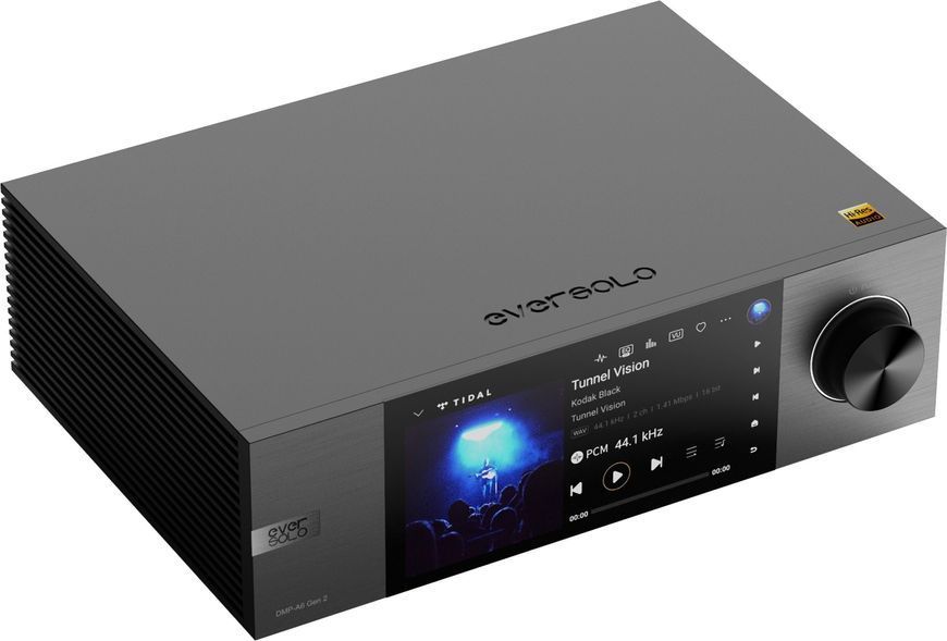 Сетевой плеер/Стример EVERSOLO DMP-A6 GEN 2 Черный, Wi-Fi, Bluetooth, Hi-Res Audio, PCM 32 бит/768 кГц, DSD 512 2055674 фото