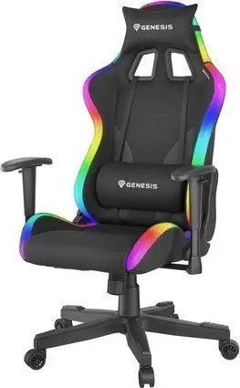 Комп'ютерне крісло для геймера Genesis Trit 600 RGB Black 018748 фото