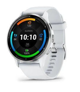 Смарт-часы Garmin Venu 3 Silver Stainless Steel Bezel with Whitestone Case and Silicone Band (010-02784-00/50) 613086 фото