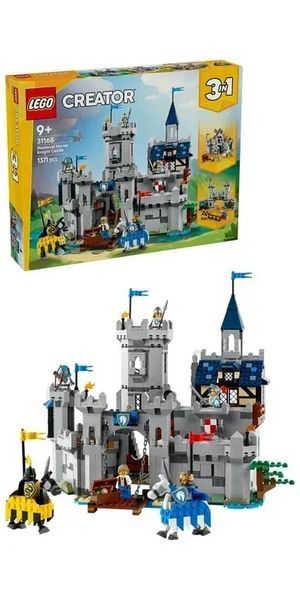 Блочный конструктор LEGO Creator Средневековый замок с рыцарем на коне (31168) 613375 фото