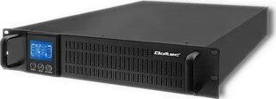 ДБЖ безперервної дії (Online) Qoltec UPS Rack 2KVA 1600W LCD 53946 013274 фото