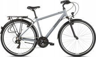 Велосипед міський Kross Trans 1.0 28 2022 Grey Matt 603493 фото