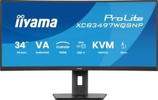 Монитор IIYAMA ProLite XCB3497WQSNP-B1 34" 3440x1440px 120 Гц 0.4 мс [MPRT] Изогнутый 2072778 фото
