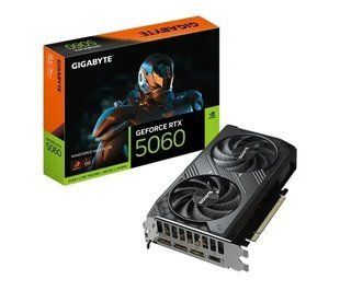 Видеокарта Gigabyte GeForce RTX 5060 Windforce Max OC 8G (GV-N5060WF2MAX OC-8GD) 614989 фото