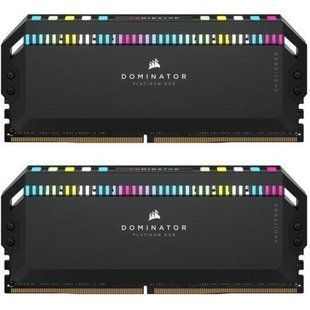 Пам'ять для настільних комп'ютерів Corsair 64 GB (2x32GB) DDR5 6600 MHz DOMINATOR PLATINUM RGB (CMT64GX5M2B6600C32) 027663 фото