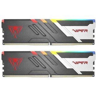 Пам'ять для настільних комп'ютерів PATRIOT 32 GB (2x16GB) DDR5 6400 MHz Viper Venom RGB (PVVR532G640C32K) 033883 фото