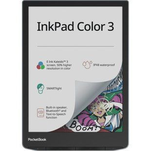 Электронная книга с подсветкой PocketBook 743K InkPad Color 3, Stormy Sea (PB743K3-1-CIS) 015056 фото