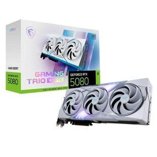 Видеокарта MSI GeForce RTX 5080 16G Gaming TRIO OC White 577637ua фото