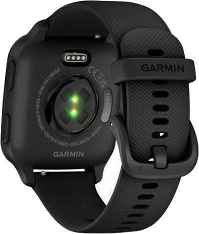 Смарт-часы Garmin Venu Sq 2 &ndash; Music Edition Slate Aluminum Bezel with Black Case and Silicone Band (010-02700-00/10/80 035119 фото