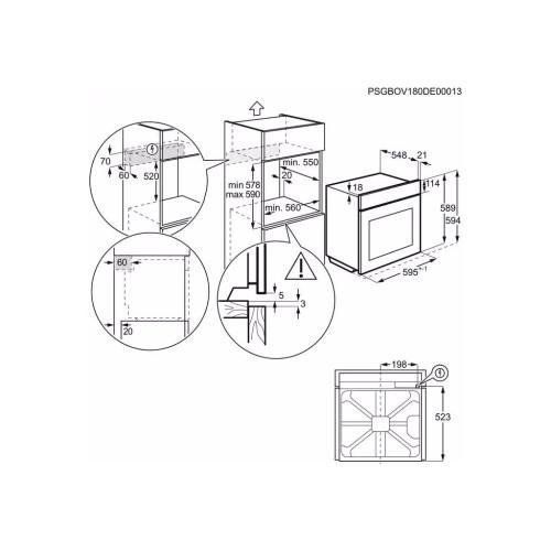 Духовка електрична Electrolux EOC6P77H 011294 фото