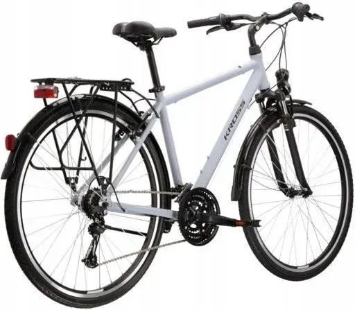 Велосипед городской Kross Trans 1.0 28 2022 Grey Matt 603493 фото