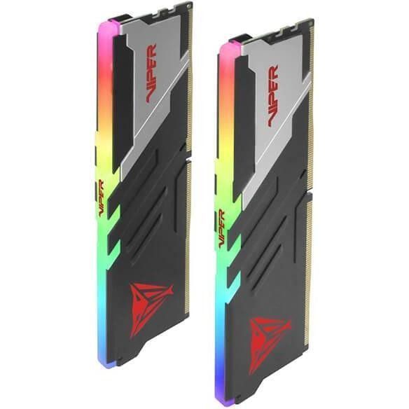 Память для настольных компьютеров PATRIOT 32 GB (2x16GB) DDR5 6400 MHz Viper Venom RGB (PVVR532G640C32K) 033883 фото