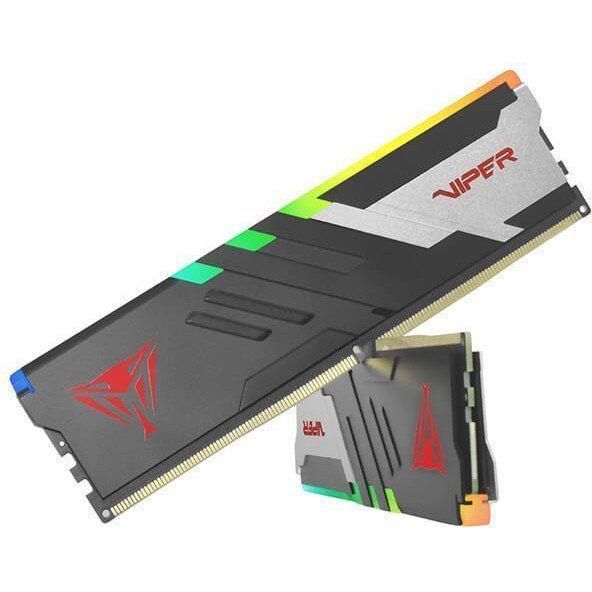 Память для настольных компьютеров PATRIOT 32 GB (2x16GB) DDR5 6400 MHz Viper Venom RGB (PVVR532G640C32K) 033883 фото