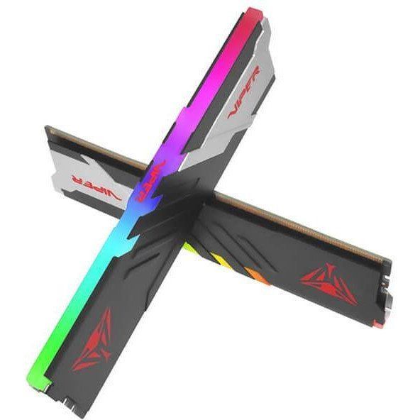 Память для настольных компьютеров PATRIOT 32 GB (2x16GB) DDR5 6400 MHz Viper Venom RGB (PVVR532G640C32K) 033883 фото