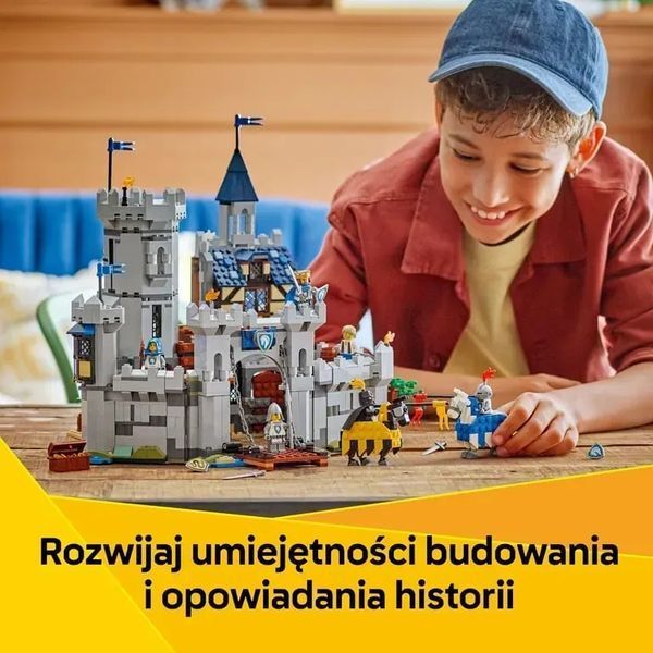 Блочный конструктор LEGO Creator Средневековый замок с рыцарем на коне (31168) 613375 фото