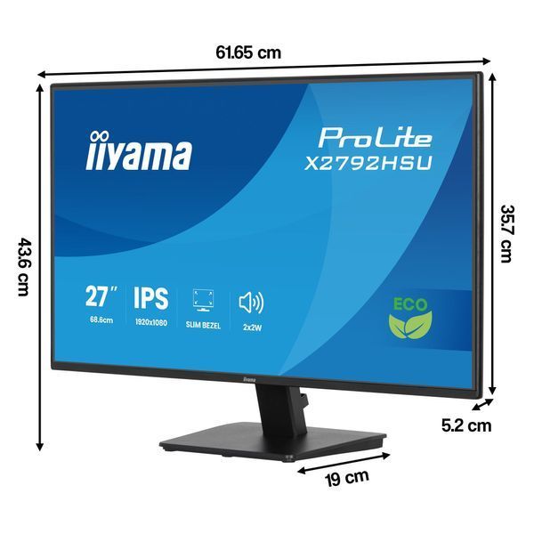 Монитор IIYAMA ProLite X2792HSU-B1 27" 1920x1080px IPS 120Hz 3 мс [GTG] 2097053 фото