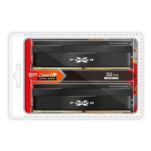 Пам'ять для настільних комп'ютерів Silicon Power 32 GB (2x16GB) DDR5 6000 MHz Xpower Zenith Gaming (SP032GXLWU60AFDE) 033154 фото