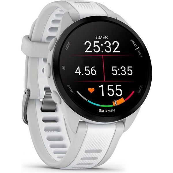 Смарт-годинник Garmin Forerunner 165 Music Mist Gray/Whitestone (010-02863-31/B1) 035069 фото