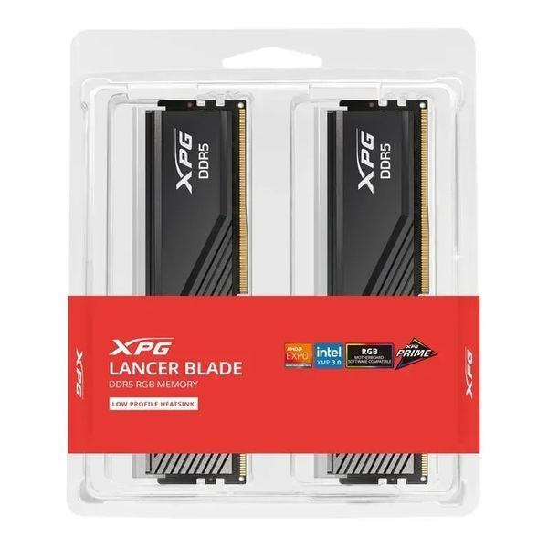 Память для настольных компьютеров Adata 32 GB (2x16GB) DDR5 6000 MHz XPG Lancer Blade RGB Black (AX5U6000C3016G-DTLABRBK) 508152 фото