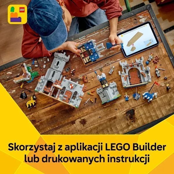 Блочный конструктор LEGO Creator Средневековый замок с рыцарем на коне (31168) 613375 фото
