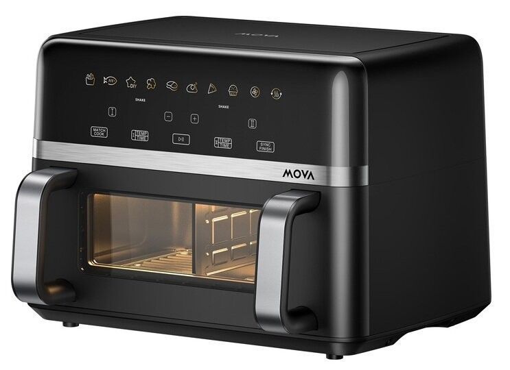 Фритюрница Air Fryer MOVA FD20S Pro Черный 10л с окном просмотра 10 автоматических программ 2136716 фото