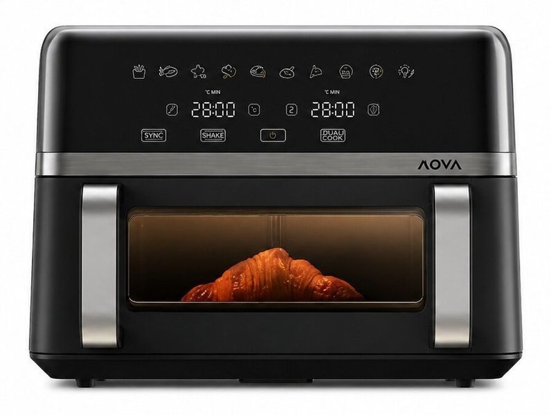 Фритюрница Air Fryer MOVA FD20S Pro Черный 10л с окном просмотра 10 автоматических программ 2136716 фото