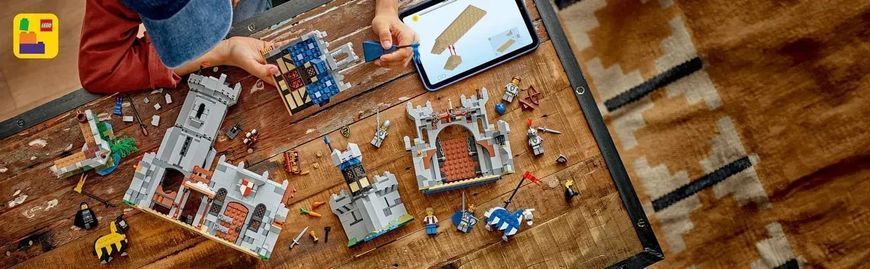 Блочный конструктор LEGO Creator Средневековый замок с рыцарем на коне (31168) 613375 фото