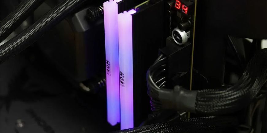 Память для настольных компьютеров GoodRam 32 GB (2x16GB) DDR5 6800 MHz IRDM RGB Black (IRG-68D5L34S/32GDC) 514222ua фото