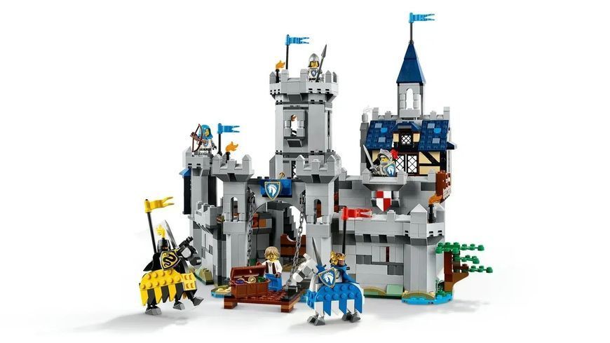 Блочный конструктор LEGO Creator Средневековый замок с рыцарем на коне (31168) 613375 фото