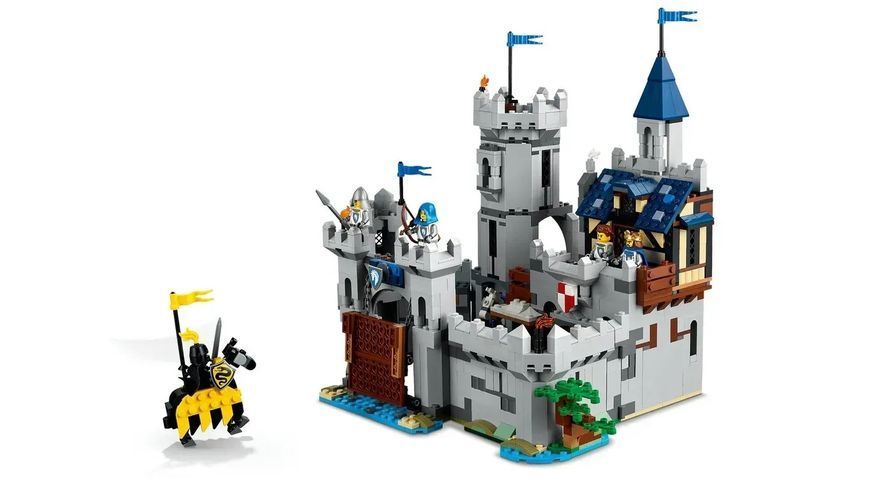 Блочный конструктор LEGO Creator Средневековый замок с рыцарем на коне (31168) 613375 фото