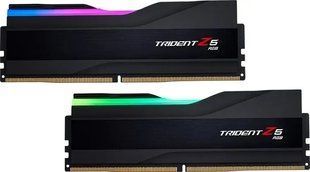 Пам'ять для настільних комп'ютерів G.Skill 32GB DDR5 (2x16GB )Trident Z5 RGB 7200MHz CL34 XMP3 Black (F5-7200J3445G16GX2-TZ5RK) 464870ua фото