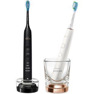 Електрична зубна щітка Philips Sonicare DiamondClean 9000 White & Black (HX9914/57) 012833 фото