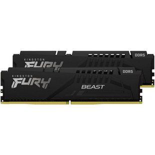 Пам'ять для настільних комп'ютерів Kingston FURY 32 GB (2x16GB) DDR5 6400 MHz Beast EXPO (KF564C32BBEK2-32) 033766 фото