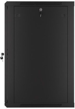 Шафа RACK LANBERG 19" 18U WF01-6618-10B 600 x 600 мм, настінна, чорна 470900 фото