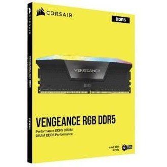 Пам'ять для настільних комп'ютерів Corsair 64 GB (2x32GB) DDR5 5200 MHz Vengeance RGB (CMH64GX5M2B5200C40) 027646 фото